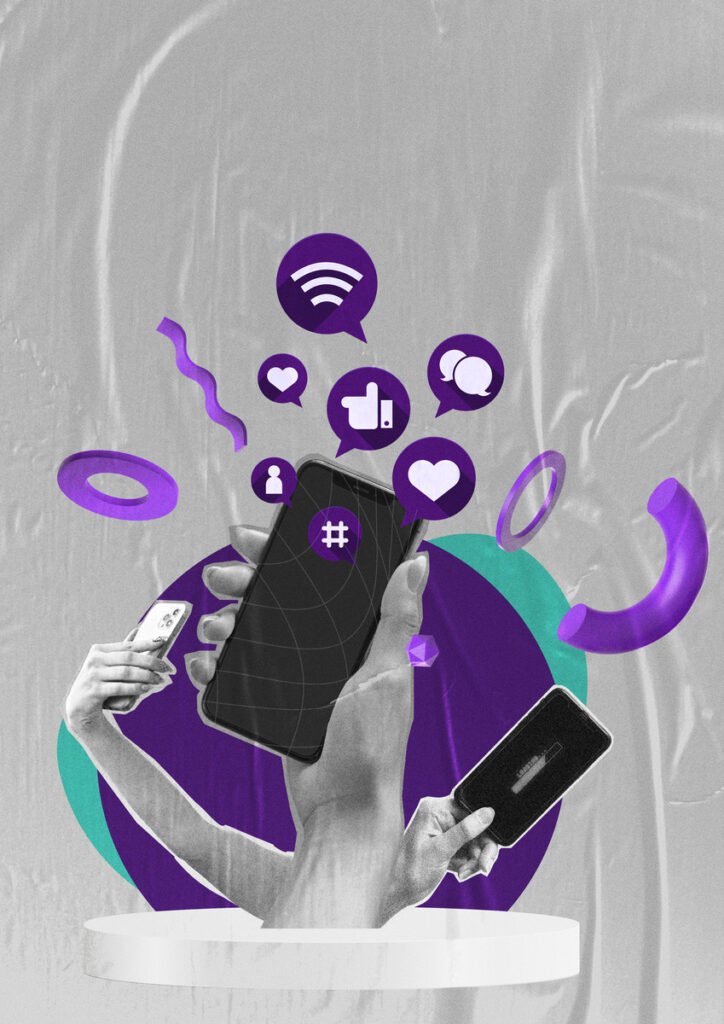 social media concept composition 2